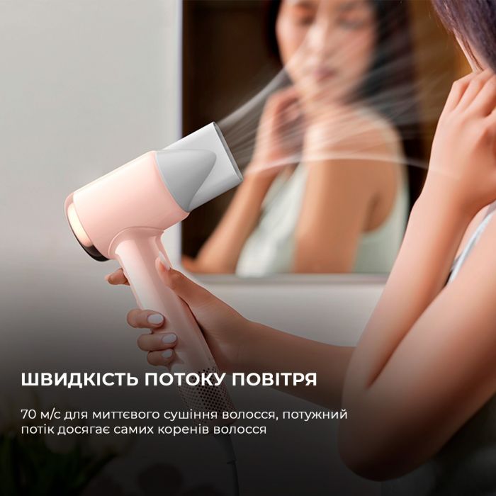 Фен Deerma DEM-CF50W Pink