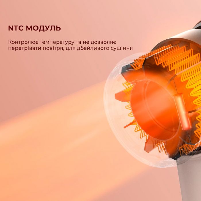 Фен Deerma DEM-CF50W Pink