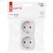 Фільтр живлення Emos (P00252N) із заземленням, 2 розетки White
