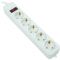 Фільтр живлення PowerPlant JY-1056/5B 5 розеток, 5м 100% медь, White (EX610587)