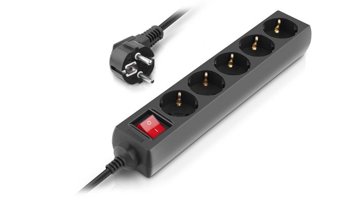 Фільтр живлення REAL-EL RS-Protect M 10м Black