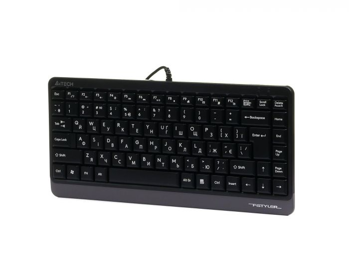 Клавіатура A4Tech FK11 Ukr Grey