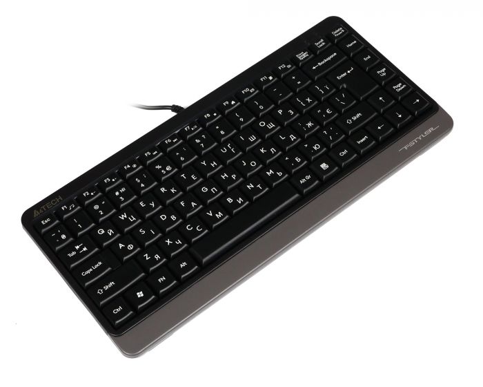 Клавіатура A4Tech FK11 Ukr Grey