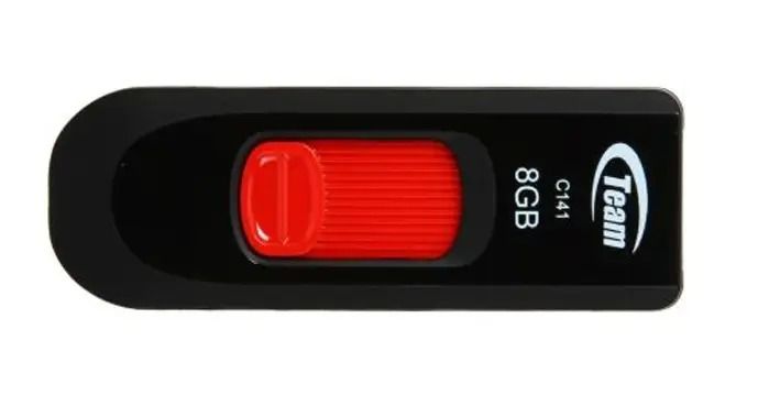 Флеш-накопичувач USB  8GB Team C141 Red (TC1418GR01)