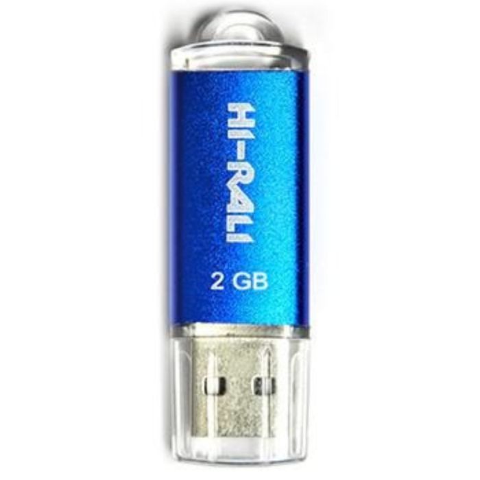 Флеш-накопичувач USB 2GB Hi-Rali Rocket Series Blue (HI-2GBRKTBL)