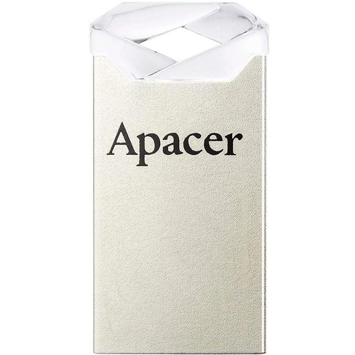 Флеш-накопичувач USB 64GB Apacer AH111 Silver/Crystal (AP64GAH111CR-1)
