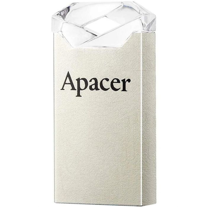 Флеш-накопичувач USB 64GB Apacer AH111 Silver/Crystal (AP64GAH111CR-1)