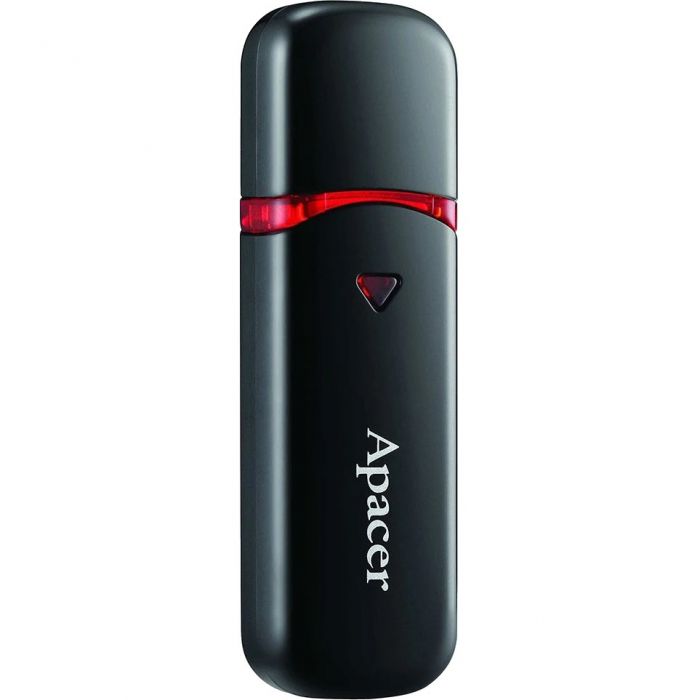 Флеш-накопичувач USB 64GB Apacer AH333 Black (AP64GAH333B-1)