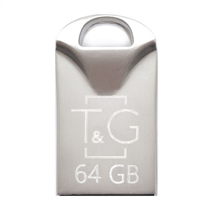 Флеш-накопичувач USB 64GB T&G 106 Metal Series Silver (TG106-64G)