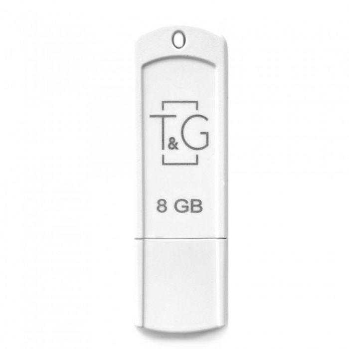 Флеш-накопичувач USB 8GB T&G 011 Classic Series White (TG011-8GBWH)