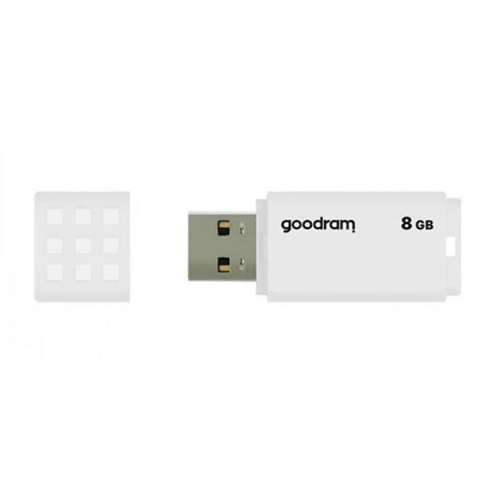 Флеш-накопичувач USB2.0  8GB GOODRAM UME2 White (UME2-0080W0R11)