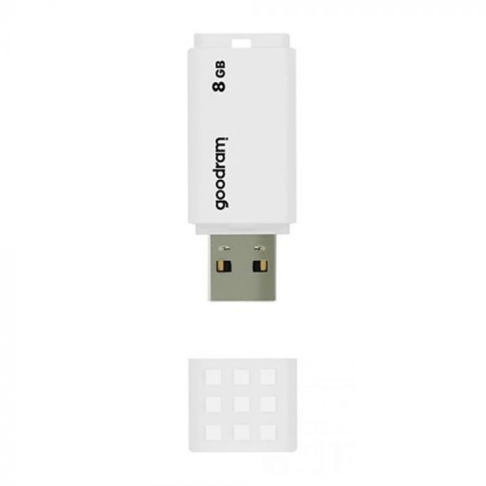 Флеш-накопичувач USB2.0  8GB GOODRAM UME2 White (UME2-0080W0R11)