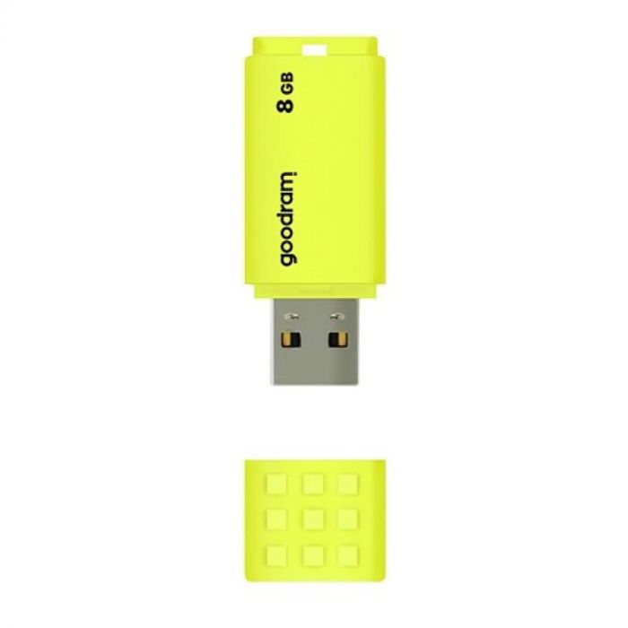 Флеш-накопичувач USB2.0  8GB GOODRAM UME2 Yellow (UME2-0080Y0R11)