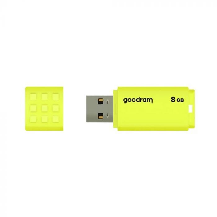 Флеш-накопичувач USB2.0  8GB GOODRAM UME2 Yellow (UME2-0080Y0R11)