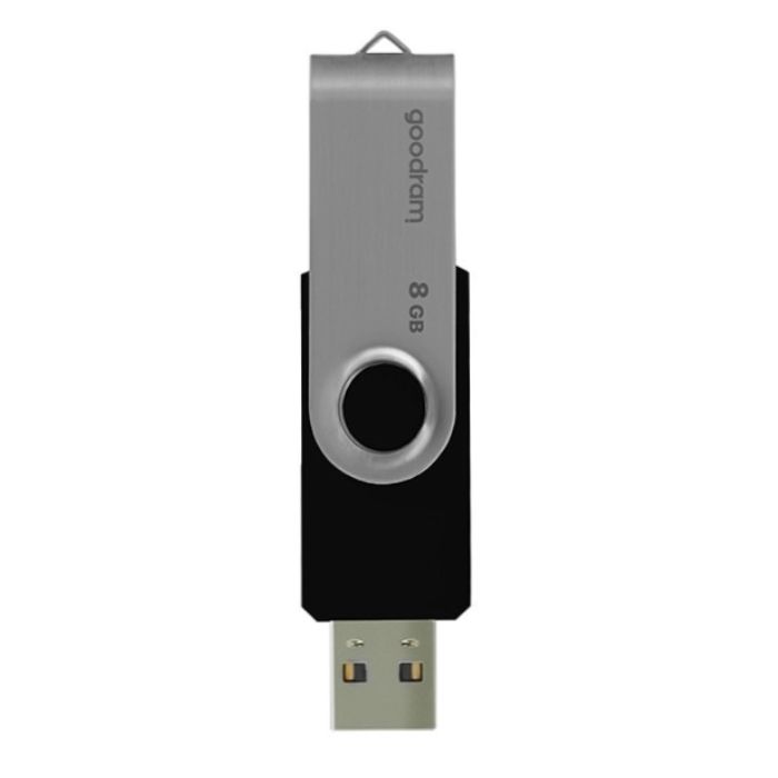 Флеш-накопичувач USB2.0  8GB GOODRAM UTS2 (Twister) Black (UTS2-0080K0R11)