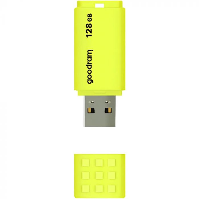 Флеш-накопичувач USB2.0 128GB GOODRAM UME2 Yellow (UME2-1280Y0R11)