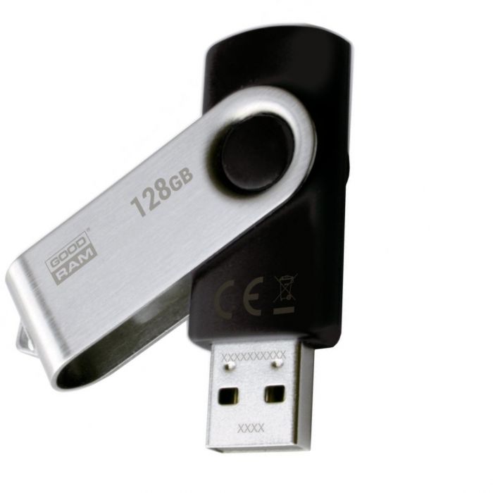 Флеш-накопичувач USB2.0 128GB GOODRAM UTS2 (Twister) Black (UTS2-1280K0R11)