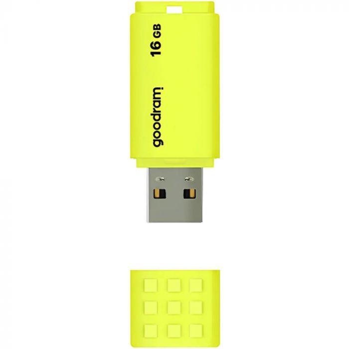 Флеш-накопичувач USB2.0 16GB GOODRAM UME2 Yellow (UME2-0160Y0R11)