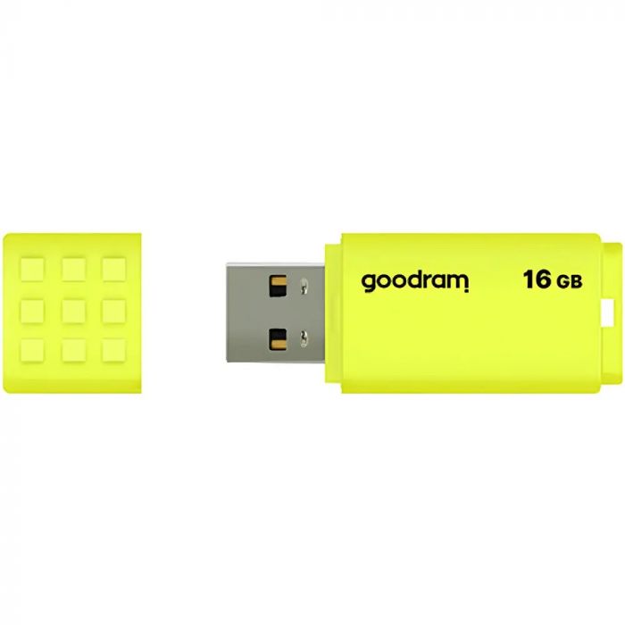 Флеш-накопичувач USB2.0 16GB GOODRAM UME2 Yellow (UME2-0160Y0R11)