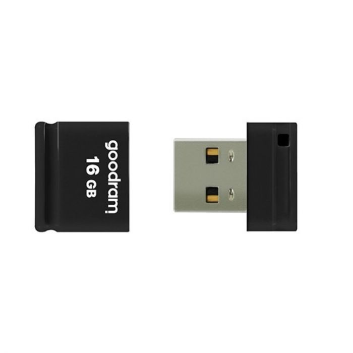 Флеш-накопичувач USB2.0 16GB GOODRAM UPI2 (Piccolo) Black (UPI2-0160K0R11)
