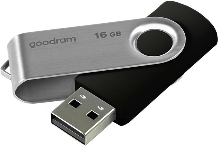 Флеш-накопичувач USB2.0 16GB GOODRAM UTS2 (Twister) Black (UTS2-0160K0R11)