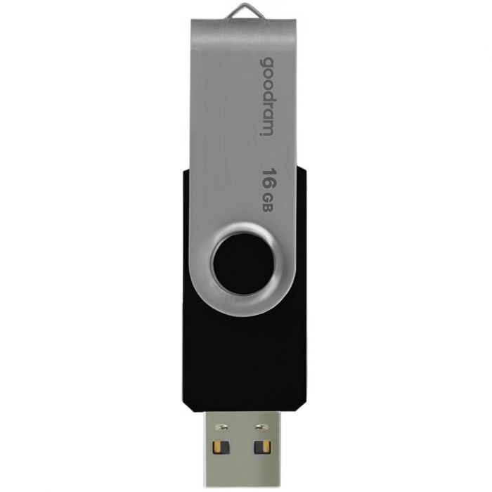 Флеш-накопичувач USB2.0 16GB GOODRAM UTS2 (Twister) Black (UTS2-0160K0R11)