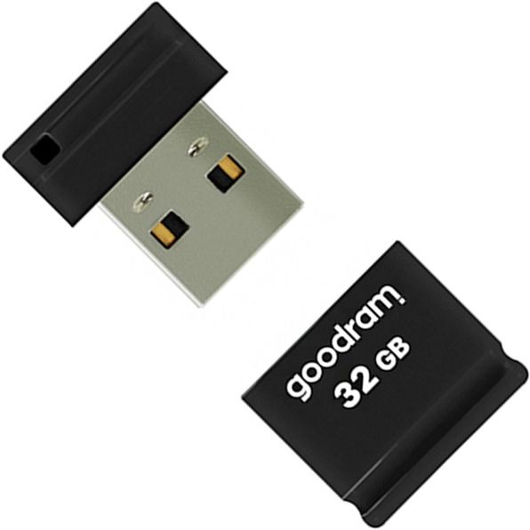 Флеш-накопичувач USB2.0 32GB GOODRAM UPI2 (Piccolo) Black (UPI2-0320K0R11)