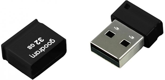 Флеш-накопичувач USB2.0 32GB GOODRAM UPI2 (Piccolo) Black (UPI2-0320K0R11)