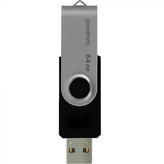 Флеш-накопичувач USB2.0 64GB GOODRAM UTS2 (Twister) Black (UTS2-0640K0R11)