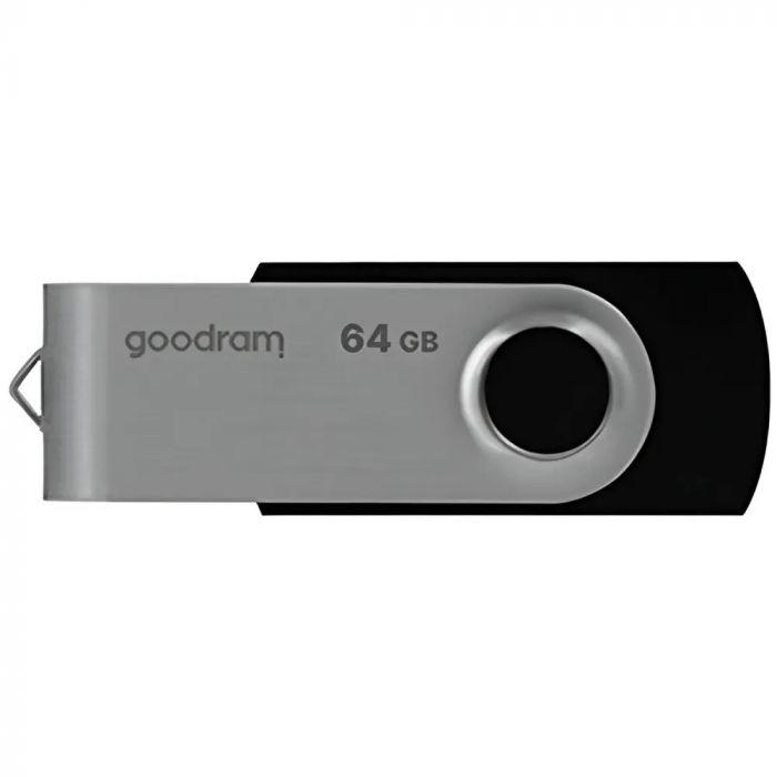 Флеш-накопичувач USB2.0 64GB GOODRAM UTS2 (Twister) Black (UTS2-0640K0R11)