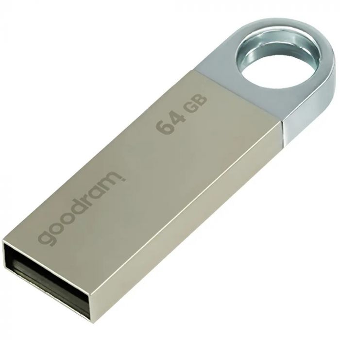 Флеш-накопичувач USB2.0 64GB GOODRAM UUN2 (Unity) Silver (UUN2-0640S0R11)