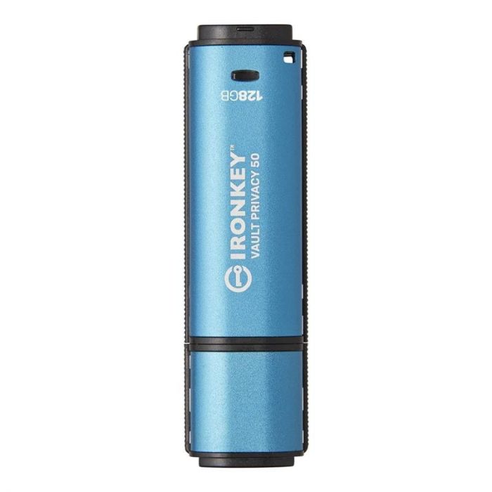 Флеш-накопичувач USB3.2 128GB Kingston IronKey Vault Privacy 50 Type-A Blue (IKVP50/128GB)