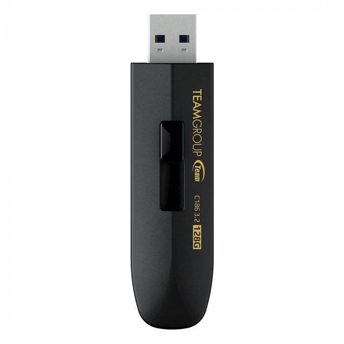 Флеш-накопичувач USB3.2 128GB Team C186 Black (TC1863128GB01)