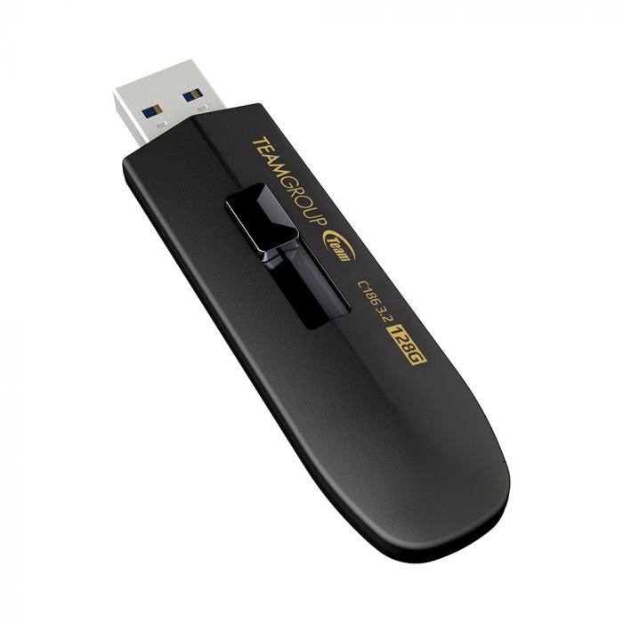 Флеш-накопичувач USB3.2 128GB Team C186 Black (TC1863128GB01)