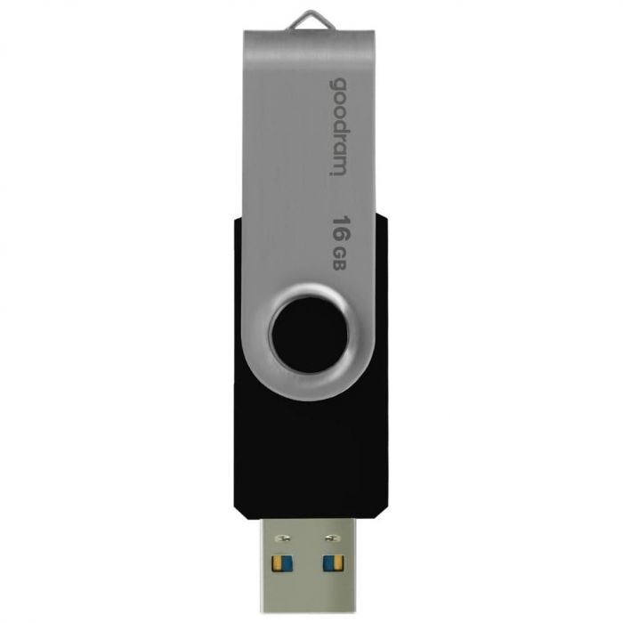 Флеш-накопичувач USB3.2 16GB GOODRAM UTS3 (Twister) Black (UTS3-0160K0R11)