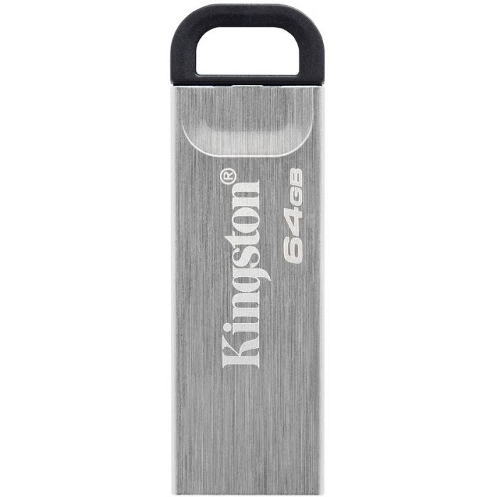 Флеш-накопичувач USB3.2 64GB Kingston DataTraveler Kyson Silver/Black (DTKN/64GB)