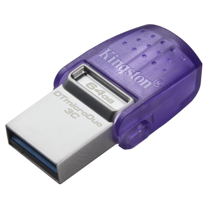Флеш-накопичувач USB3.2 64GB Type-C Kingston DataTraveler microDuo 3C (DTDUO3CG3/64GB)