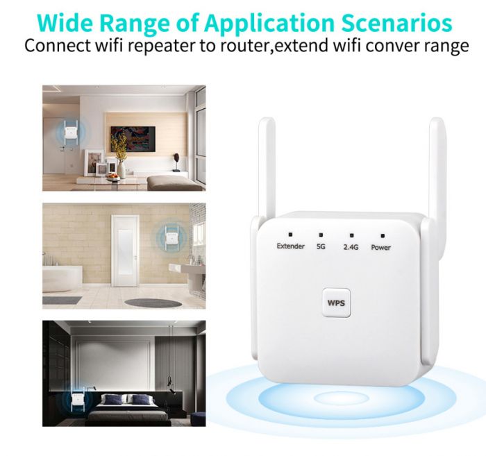 Точка доступу Fenvi FWD-R1208U Wi-Fi Repeater Booster 2.4G/5GHz