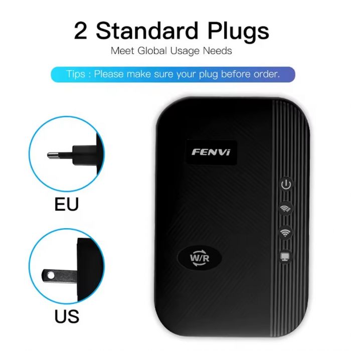 Точка доступу Fenvi FWD-R616U Black Wi-Fi Repeater