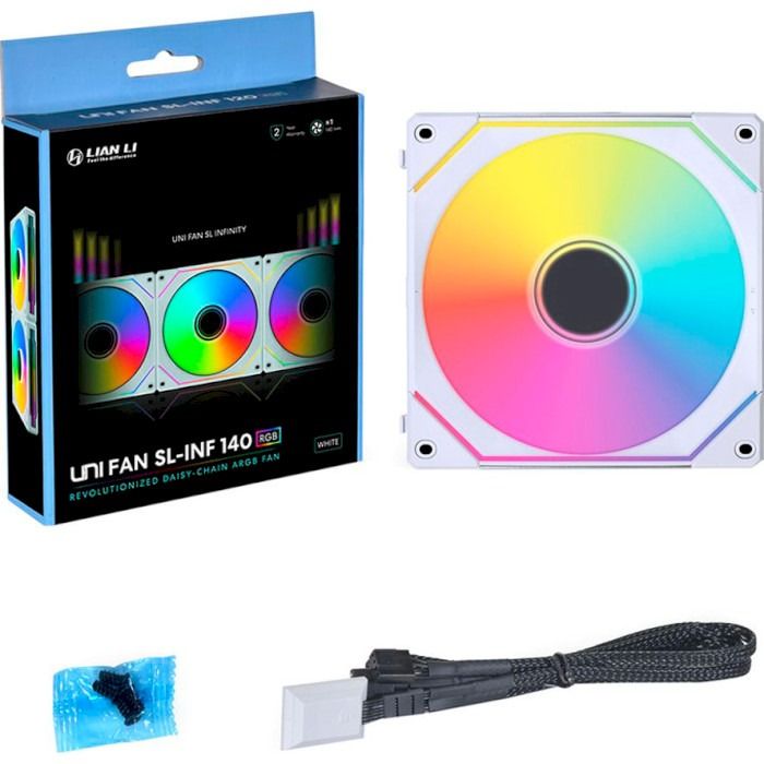 Вентилятор Lian Li Uni Fan SL-Infinity 140-1 White (G99.14SLIN1W.00)