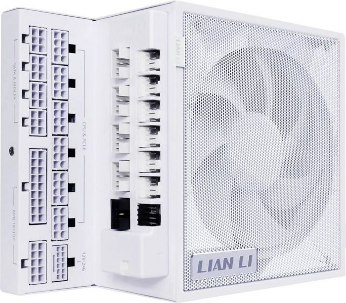Блок живлення Lian Li Edge Gold 1200W White with Hub, EU Cord (G9P.EG1200G.WH00.EU)
