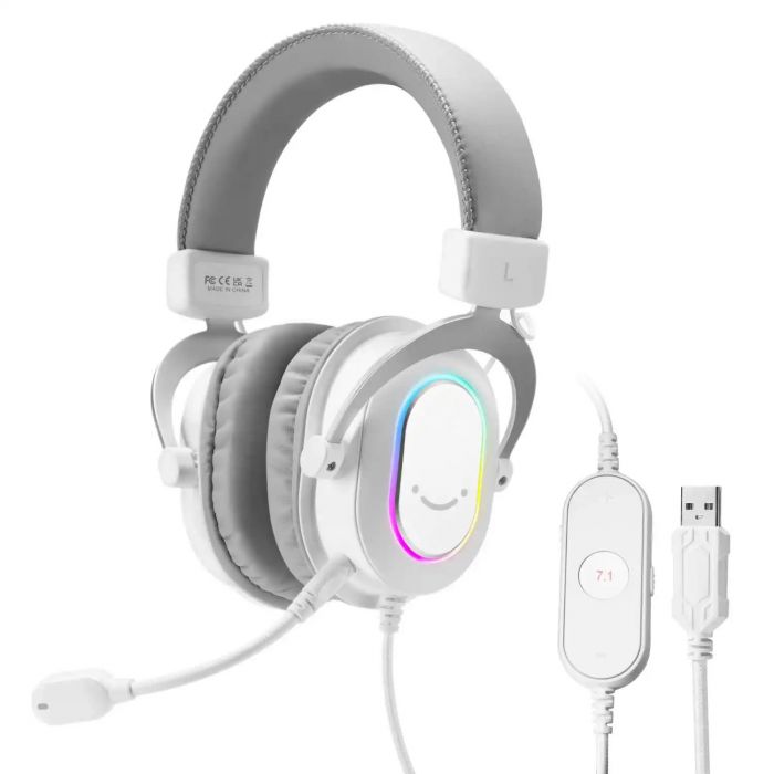 Гарнітура Fifine RGB H6W White