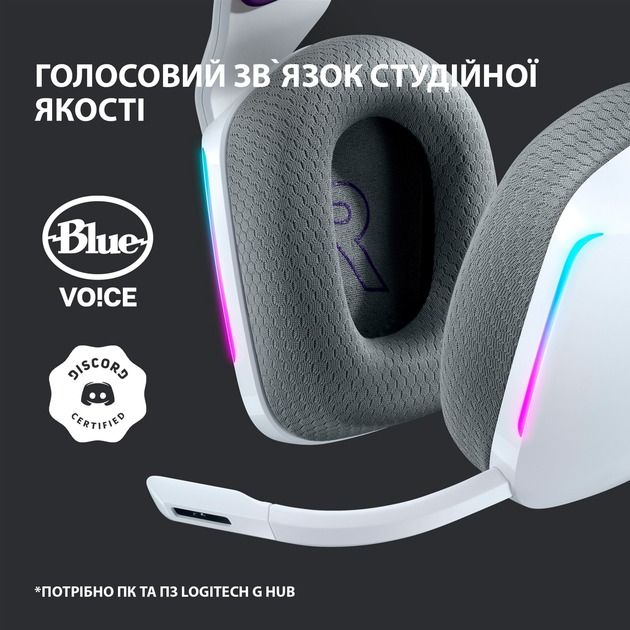 Гарнітура Logitech G733 White (981-000883)
