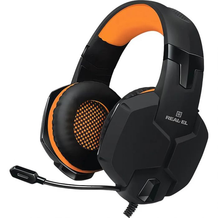 Гарнітура REAL-EL GDX-7700 Black/Orange 