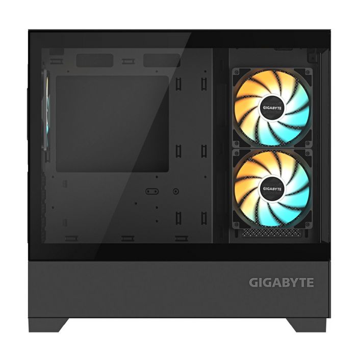 Корпус Gigabyte C201 Panoramic Tempered Glass Black без БЖ (GB-C201P)