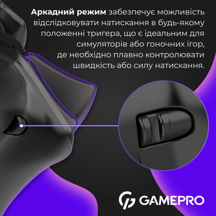 Геймпад GamePro із зарядною станцією GPX13BDOC Black