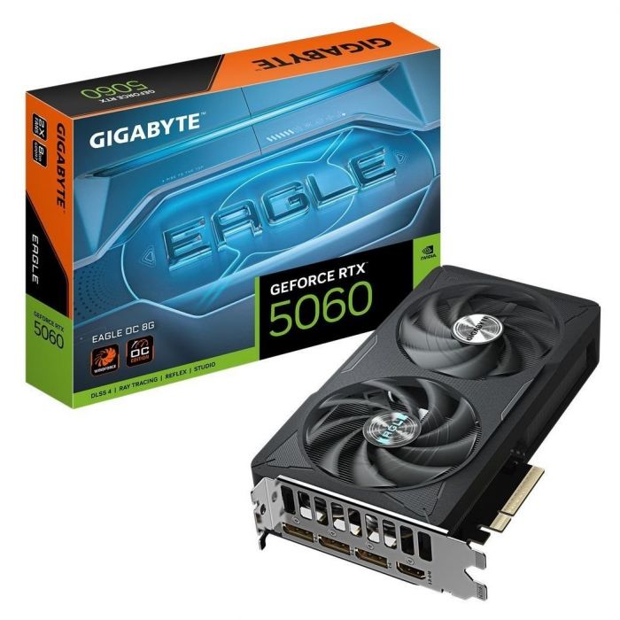 Відеокарта GF RTX 5060 8GB GDDR7 Eagle OC Gigabyte (GV-N5060EAGLE OC-8GD)
