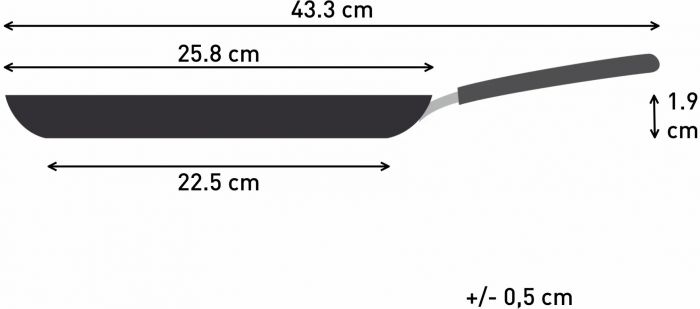 Сковорода для млинців Tefal So`Light 25 см (H0563842)