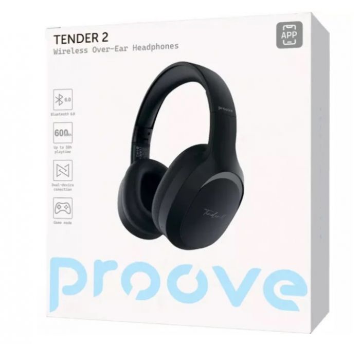 Bluetooth-гарнітура Proove Tender 2 APP Black (HPTR2001AP01)