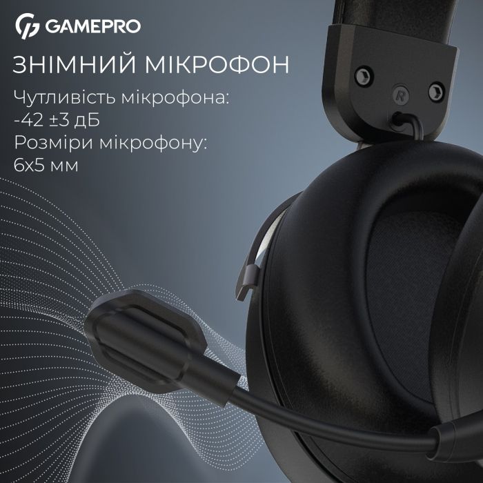 Гарнітура GamePro Asgard Freya Pro Black (HSW201B)